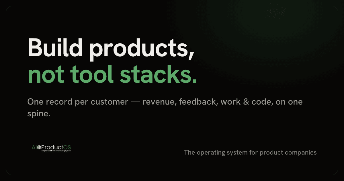 AIOProductOS - snimak ekrana studije slučaja
